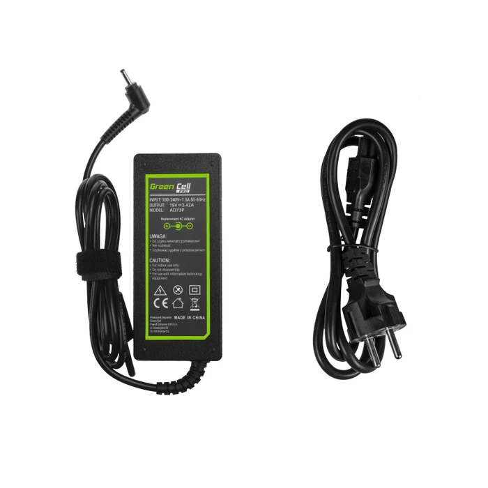 Φορτιστής Laptop 65W Green Cell AD73P Black