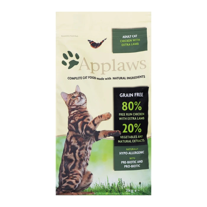 Ξηρά Τροφή Γάτας Applaws Adult Chicken with Lamb 2 kg