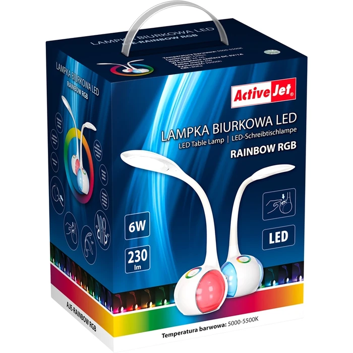 Φωτιστικό Γραφείου Activejet AJE-RAINBOW RGB LED with RGB lightning base