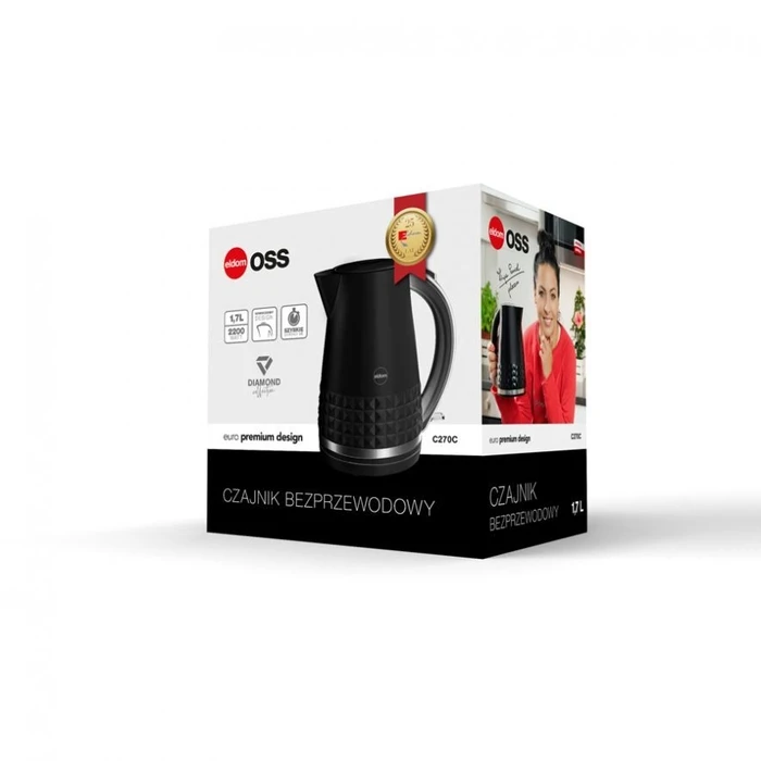 Βραστήρας ELDOM C270C OSS kettle, 1.7 l capacity, 2150 W power, black