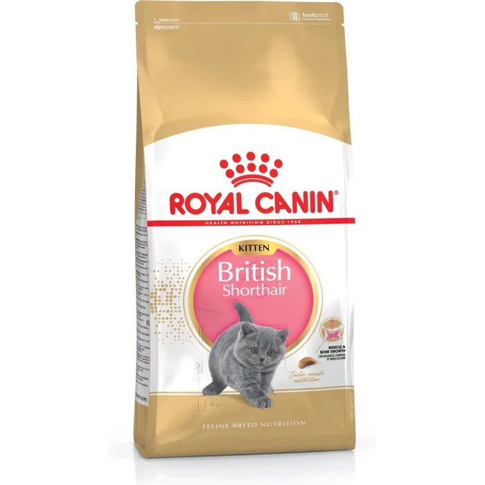 Ξηρά Τροφή Γάτας Royal Canin British Shorthair Kitten Poultry,Rice,Vegetable 2 kg