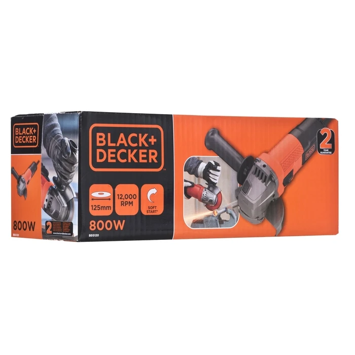 Γωνιακό Τρόχός BLACK&DECKER BEG120-QS 125 mm 800 W