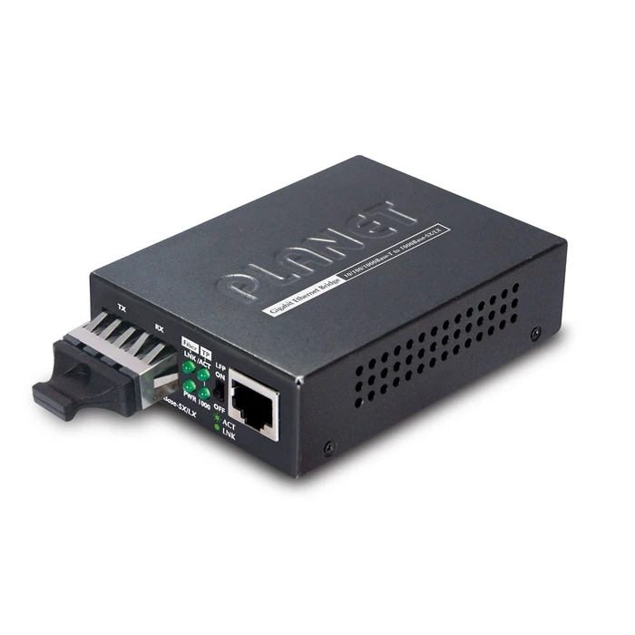 Media Converter Planet GT-802 1000 Mbit/s 850 nm Black