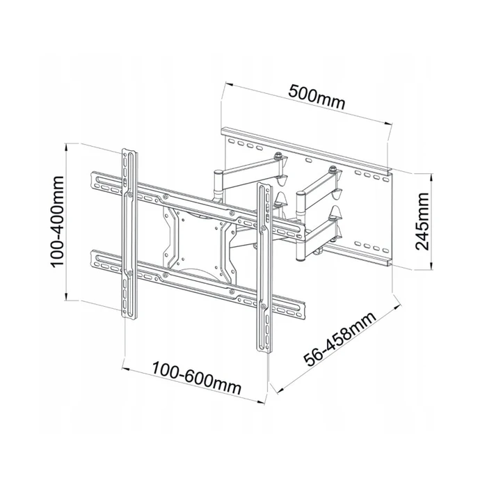 Βάση Τηλεόραση TV bracket 40 "-80" 60 kg ART AR-87