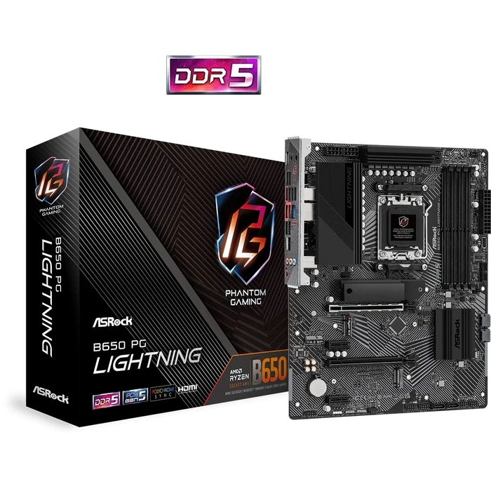 Motherboard Asrock B650 PG Lightning AMD B650 Socket AM5 ATX