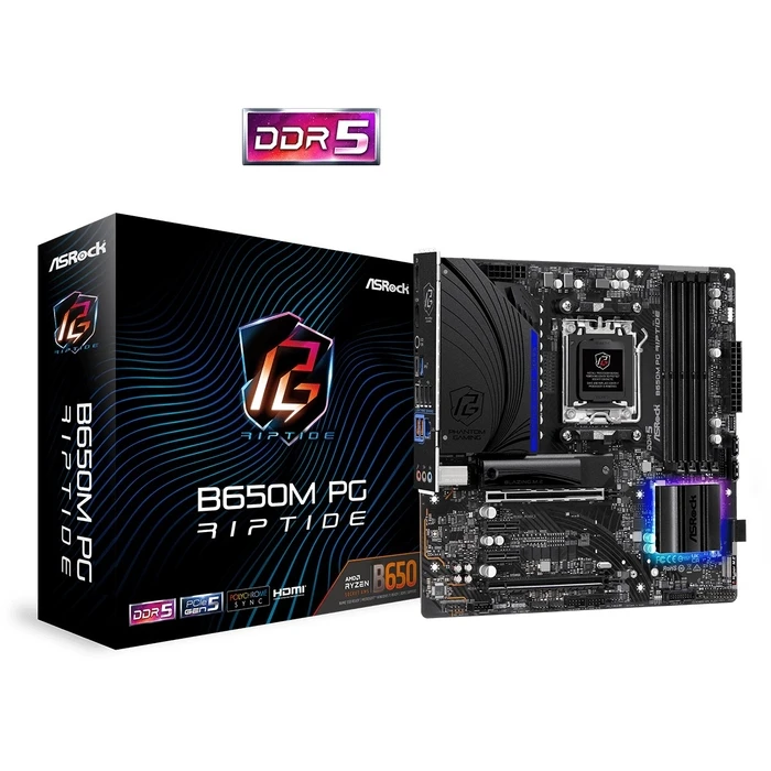 Motherboard Asrock B650M PG Riptide AMD B650 Socket AM5 Micro ATX