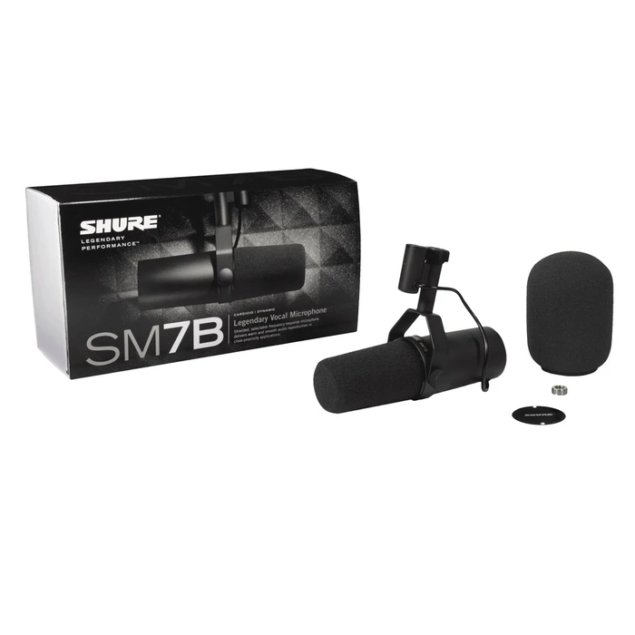 Mικρόφωνο Shure SM7B Black Studio