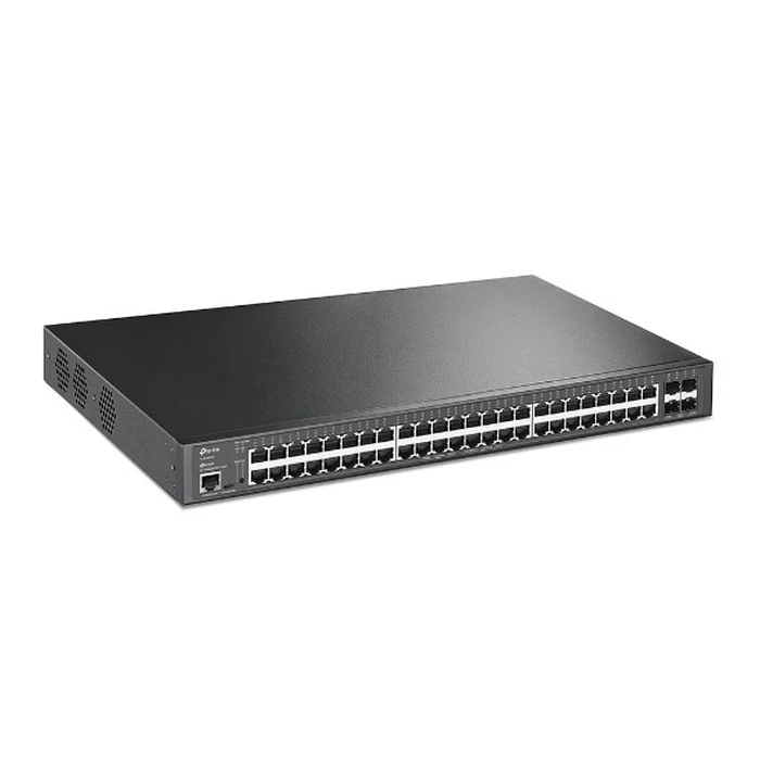 Network Switch TP-Link JetStream 48-Port and 4-Port 10GE SFP+ L2+ Managed PoE+