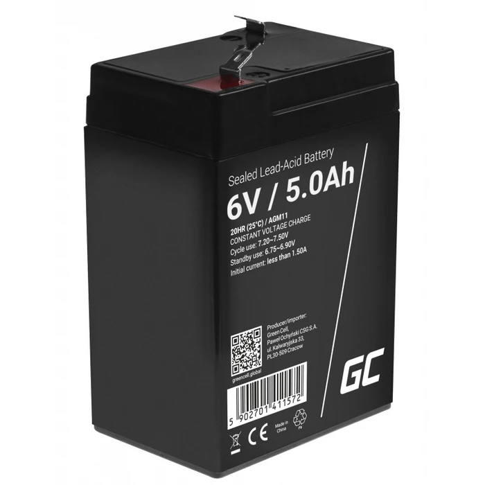 Μπαταρία UPS Green Cell AGM11 Sealed Lead Acid (VRLA) 6 V 5 Ah