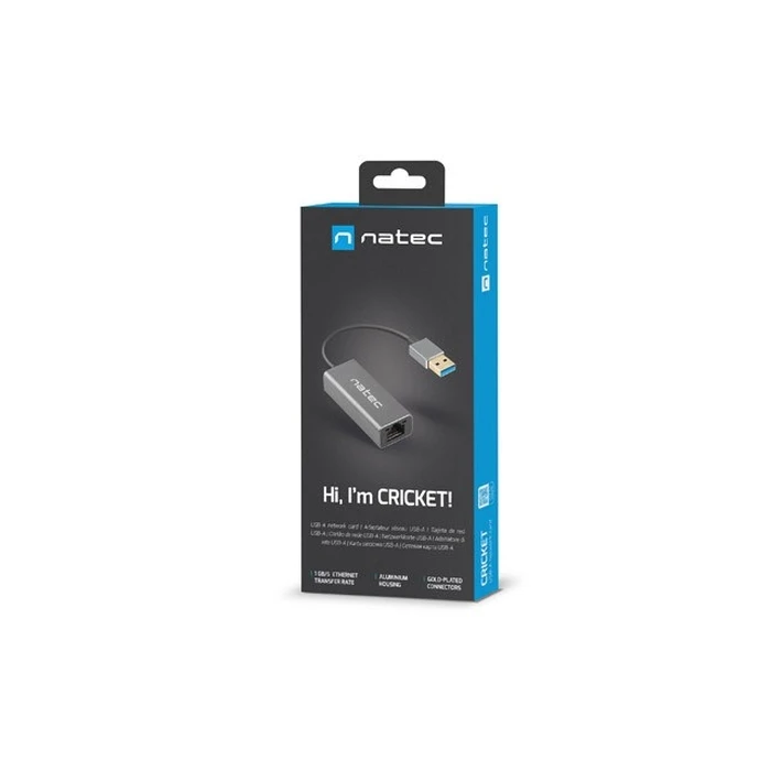 Αντάπτορας Δικτύου USB Natec CRICKET USB 3.0 1X RJ45