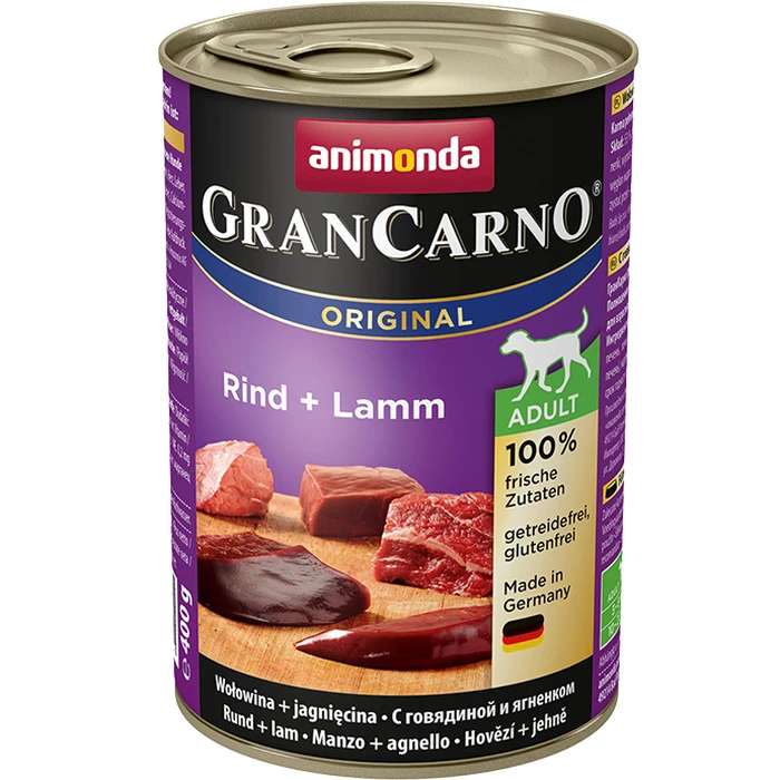 Υγρή Τροφή Σκύλων Animonda GranCarno Original Beef, Lamb Adult 400 g