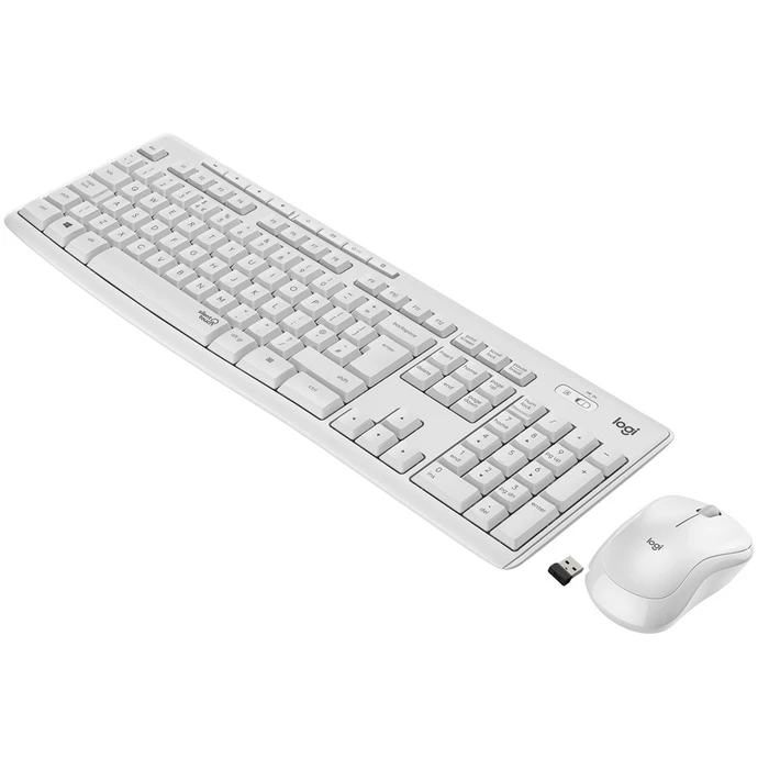 Σετ Πληκτρολόγιο Και Ποντίκι Logitech MK295 Silent Wireless QWERTY US International White