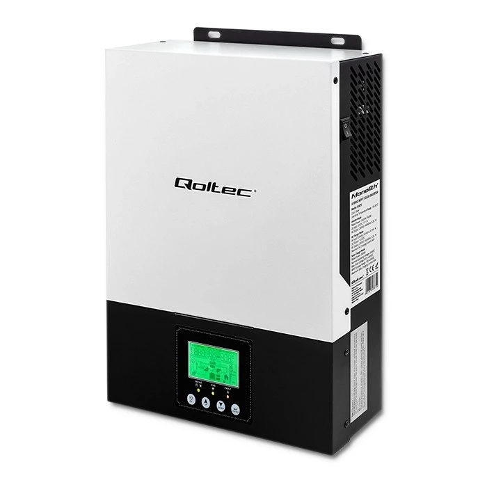 Power Station Qoltec 53875 Hybrid Solar Inverter Off-Grid 1.5KW 80A MPPT Sinus