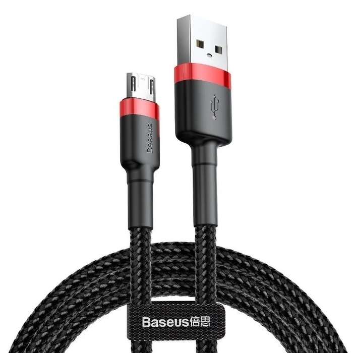 Καλώδιo USB Baseus Cafule 2.4A 1m micro (red/black)
