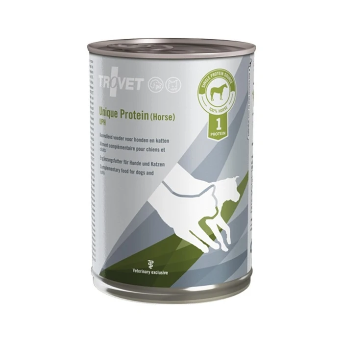 Υγρή Τροφή Trovet Unique Protein UPH with horse - and cat - 400 g