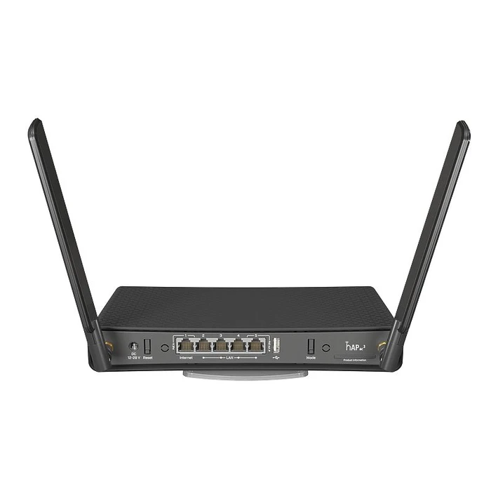 Router Mikrotik hAP ac3 Gigabit Ethernet Dual-band (2.4 GHz / 5 GHz) Black