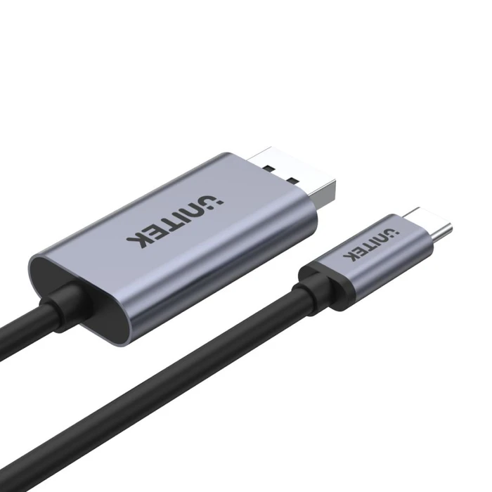 Αντάπτορας UNITEK V1409A cable gender changer USB-C DisplayPort Black, Grey