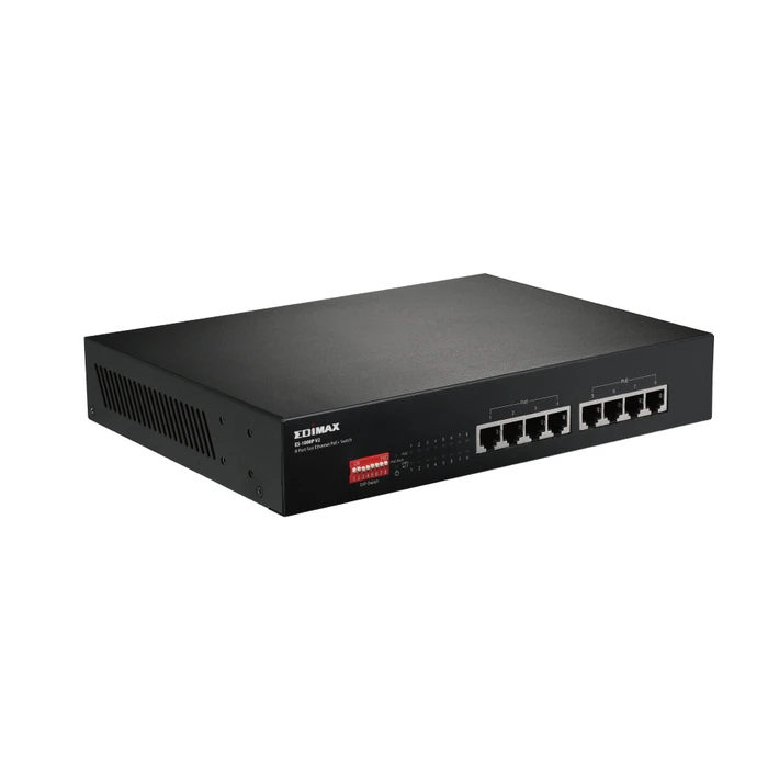 Network Switch Edimax ES-1008P V2 Fast Ethernet (10/100) (PoE) Black