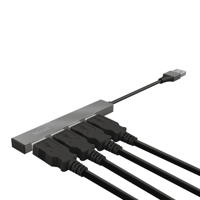 USB Hub Trust Halyx 2.0 480 Mbit/s Aluminium