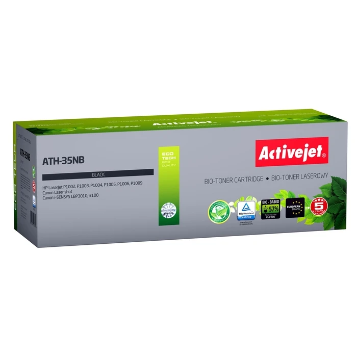 Toner Συμβατό BIO Activejet ATH-35NB for Canon HP 35A CB435A, CRG-712; 1800 pages; black.