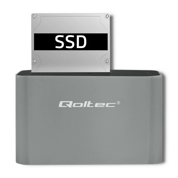 HDD Docking Station Qoltec 5315 HDD/SSD | 2.5"/3.5" SATA | USB 3.0