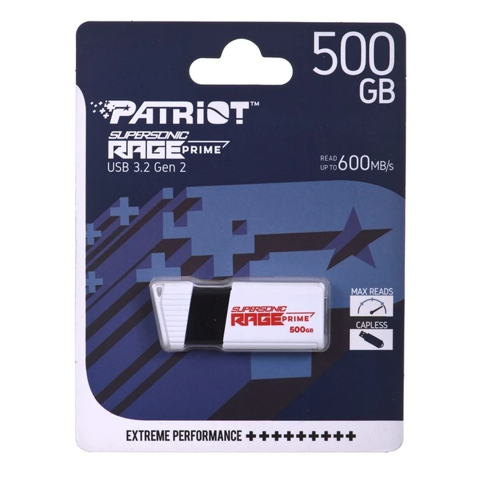 USB Flash 512GB Patriot RAGE PRIME 600 MB/S USB 3.2 8K IOPS