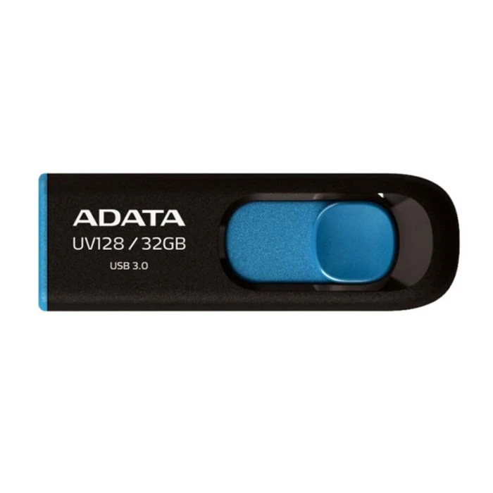 USB Flash 128GB ADATA DashDrive UV128 Type-A 3.2 Gen 1 (3.1 Gen 1) Black, Blue