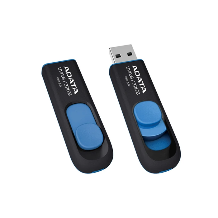 USB Flash 128GB ADATA DashDrive UV128 Type-A 3.2 Gen 1 (3.1 Gen 1) Black, Blue