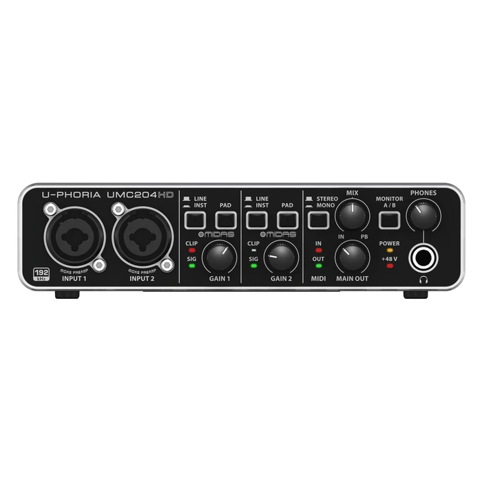 Επαγγελματική Κάρτα Ήχου Behringer UMC204HD supplementary