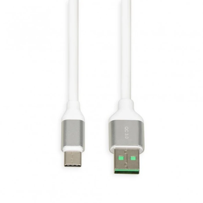 Καλώδιο USB iBox IKUMTCWQC 1.5 m 2.0 A C White