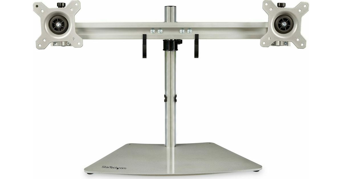 StarTech Dual Monitor Stand Horizontal for up to 24 inch Monitors ...