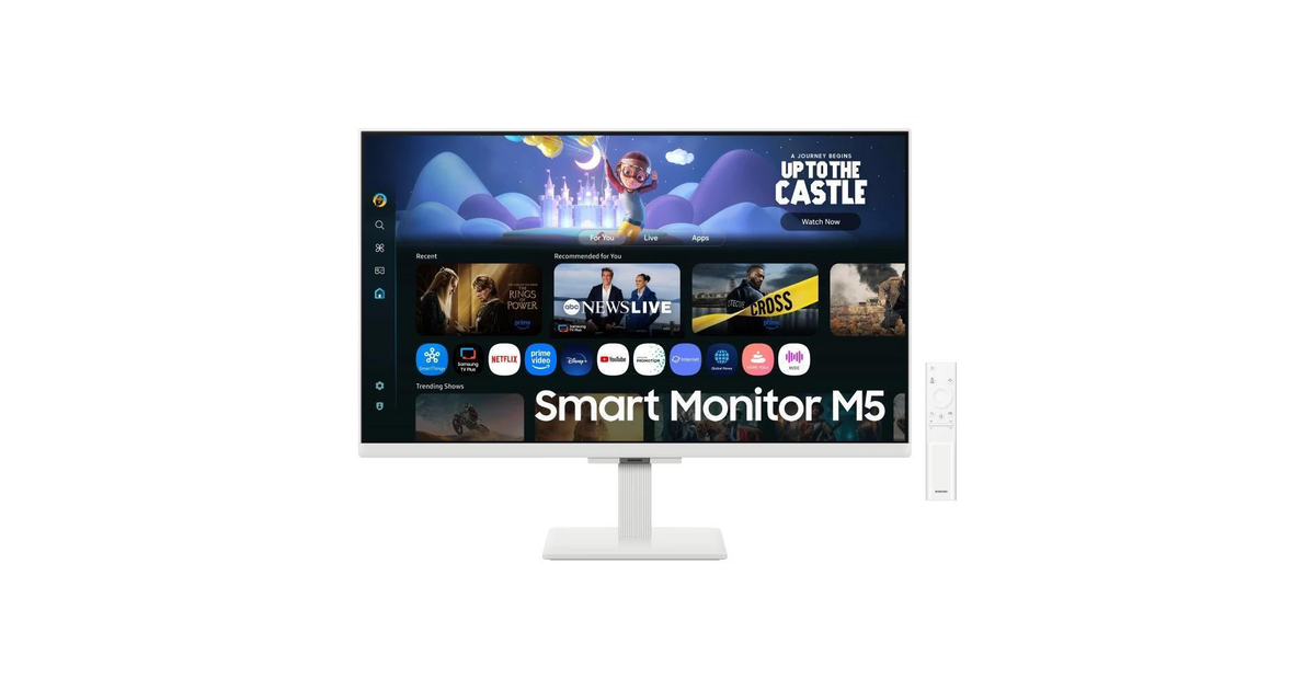 Samsung Computer Monitor LS27FM501EUXDU 27 inch FHD VA Smart Monitor ...