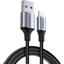 UGREEN Καλώδιο Lightning σε USB 2.4A US199 1.5m ασημί 60162