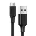 UGREEN Καλώδιο Micro USB QC 3.0 2.4A 0.25m Μαύρο 60134