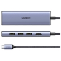 UGREEN Adapter HUB CM511 USB-C to HDMI 3x USB-A 3.0 SD TF