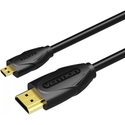 Vention HDMI Cables Micro HDMI to HDMI Cable 2m Black VAA-D03-B200