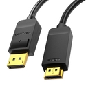 VENTION Καλώδιο DisplayPort σε HDMI 3 Μέτρα Μαύρο HAGBI