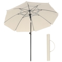 SONGMICS Garden Umbrella Beige 1 6 m