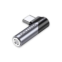 VENTION Audio Adapter USB C Male to 3.5mm Female Gray Aluminum Alloy BGWH0