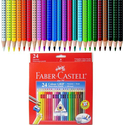 Faber Castell Colour Grip Coloured Pencils Set of 24