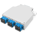 DIGITUS Fiber Optic DIN Rail Box OS2 Equipped with SC Adapter Pigtail