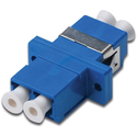 Fiber Optic Coupler Duplex LC to LC SM OS2 Blue Ceramic Sleeve Digitus