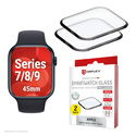E.V.I Watch Glass Screen Protector for Apple Watch Series 7 8 9 45mm