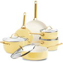 Κατσαρόλες & τηγάνια GreenPan Padova Reserve 6-piece Pot & Pan Set Yellow