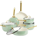 GreenPan Padova Reserve 6-Piece Pot & Pan Set Green