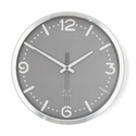 NEDIS Ρολόι τοίχου αθόρυβο με ραδιοελεγχόμενη ακρίβεια γκρι