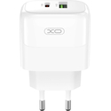 XO Wall Charger PD20W QC18W USB A USB C White