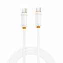 USB Cables XO USB High-Speed Type-C Male to USB Type-C Male 60W 1m White