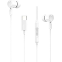 XO Headphones Wired In-Ear USB-C EP84 White Color