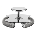 Αξεσουάρ μπαρ Alessi The Tending Box Double Bar Strainer GIA27 από ανοξείδωτο ατσάλι 18/10